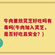 牛肉里放灵芝好吃吗有毒吗(牛肉加入灵芝，是否好吃且安全？)