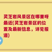 灵芝岩风景区在哪里呀最近(灵芝岩景区的位置及最新信息，详见报道)