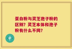 蛋白粉与灵芝孢子粉的区别？灵芝本体和孢子粉有什么不同？