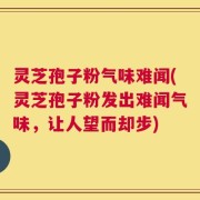 灵芝孢子粉气味难闻(灵芝孢子粉发出难闻气味，让人望而却步)