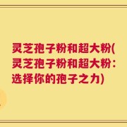 灵芝孢子粉和超大粉(灵芝孢子粉和超大粉：选择你的孢子之力)