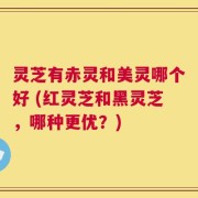 灵芝有赤灵和美灵哪个好 (红灵芝和黑灵芝，哪种更优？)