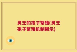 灵芝的孢子繁殖(灵芝孢子繁殖机制揭示)