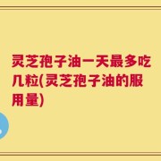 灵芝孢子油一天最多吃几粒(灵芝孢子油的服用量)