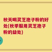 秋天喝灵芝孢子粉的好处(秋季服用灵芝孢子粉的益处)