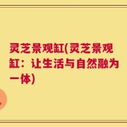 灵芝景观缸(灵芝景观缸：让生活与自然融为一体)