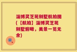 淄博灵芝苑别墅航拍图(【航拍】淄博灵芝苑别墅俯瞰，美景一览无余)