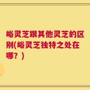 峪灵芝跟其他灵芝的区别(峪灵芝独特之处在哪？)