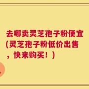 去哪卖灵芝孢子粉便宜(灵芝孢子粉低价出售，快来购买！)
