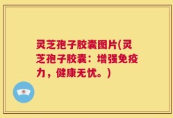 灵芝孢子胶囊图片(灵芝孢子胶囊：增强免疫力，健康无忧。)
