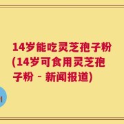 14岁能吃灵芝孢子粉(14岁可食用灵芝孢子粉 - 新闻报道)