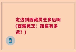 定边到西藏灵芝多远啊(西藏灵芝：距离有多远？)