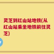 灵芝到红山站地铁(从红山站乘坐地铁前往灵芝)