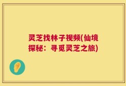 灵芝找林子视频(仙境探秘：寻觅灵芝之旅)