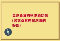 灵芝桑葚枸杞泡酒功效(灵芝桑葚枸杞泡酒的好处)