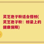 灵芝孢子粉适合搭桥(灵芝孢子粉：桥梁上的健康保障)