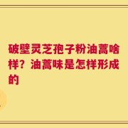 破壁灵芝孢子粉油蒿啥样？油蒿味是怎样形成的