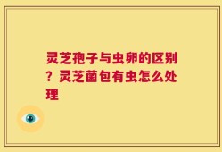 灵芝孢子与虫卵的区别？灵芝菌包有虫怎么处理
