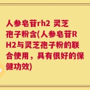 人参皂苷rh2 灵芝孢子粉含(人参皂苷RH2与灵芝孢子粉的联合使用，具有很好的保健功效)