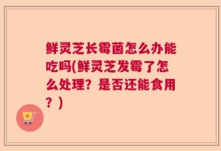 鲜灵芝长霉菌怎么办能吃吗(鲜灵芝发霉了怎么处理？是否还能食用？)
