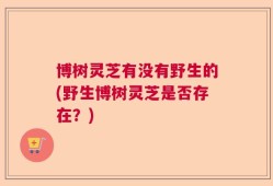 博树灵芝有没有野生的(野生博树灵芝是否存在？)