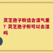 灵芝孢子粉适合湿气重？灵芝孢子粉可以去湿吗