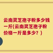 云南灵芝孢子粉多少钱一斤(云南灵芝孢子粉价格一斤是多少？)