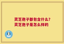 灵芝孢子都包含什么？灵芝孢子是怎么样的