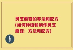 灵芝蘑菇的养法和配方(如何种植和制作灵芝蘑菇：方法和配方)