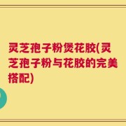 灵芝孢子粉煲花胶(灵芝孢子粉与花胶的完美搭配)