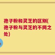 孢子粉和灵芝的区别(孢子粉与灵芝的不同之处)