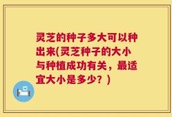 灵芝的种子多大可以种出来(灵芝种子的大小与种植成功有关，最适宜大小是多少？)