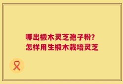 哪出椴木灵芝孢子粉？怎样用生椴木栽培灵芝