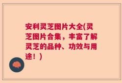安利灵芝图片大全(灵芝图片合集，丰富了解灵芝的品种、功效与用途！)