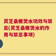 灵芝桑椹煲水功效与禁忌(灵芝桑椹煲水的作用与禁忌事项)