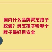 国内什么品牌灵芝孢子胶囊？灵芝孢子粉哪个牌子最好用安全