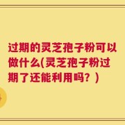 过期的灵芝孢子粉可以做什么(灵芝孢子粉过期了还能利用吗？)