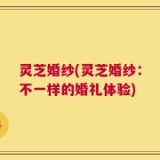 灵芝婚纱(灵芝婚纱：不一样的婚礼体验)