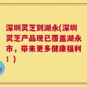 深圳灵芝到湖永(深圳灵芝产品现已覆盖湖永市，带来更多健康福利！)