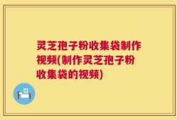 灵芝孢子粉收集袋制作视频(制作灵芝孢子粉收集袋的视频)