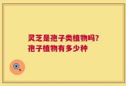 灵芝是孢子类植物吗？孢子植物有多少种