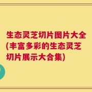 生态灵芝切片图片大全(丰富多彩的生态灵芝切片展示大合集)