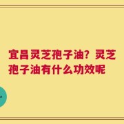 宜昌灵芝孢子油？灵芝孢子油有什么功效呢