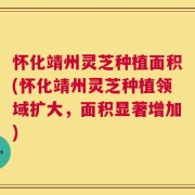 怀化靖州灵芝种植面积(怀化靖州灵芝种植领域扩大，面积显著增加)