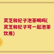 灵芝和杞子泡茶喝吗(灵芝和杞子可一起泡茶饮用)