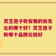 灵芝孢子粉安徽的和东北的哪个好？灵芝孢子粉哪个品牌比较好