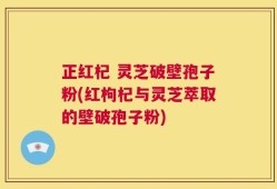 正红杞 灵芝破壁孢子粉(红枸杞与灵芝萃取的壁破孢子粉)
