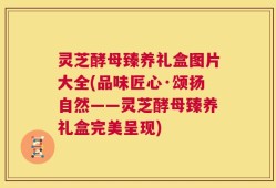 灵芝酵母臻养礼盒图片大全(品味匠心·颂扬自然——灵芝酵母臻养礼盒完美呈现)