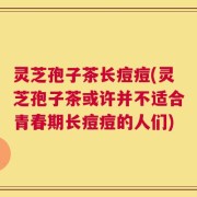 灵芝孢子茶长痘痘(灵芝孢子茶或许并不适合青春期长痘痘的人们)