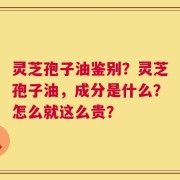 灵芝孢子油鉴别？灵芝孢子油，成分是什么？怎么就这么贵？